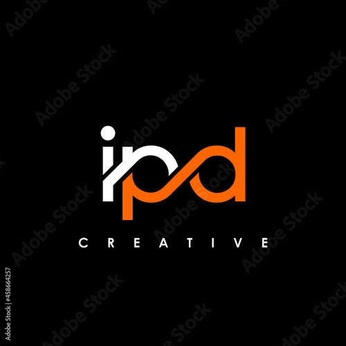 IPD Letter Initial Logo Design Template Vector Illustration photo