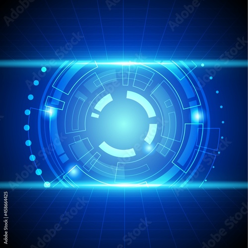Abstract digital future technology background