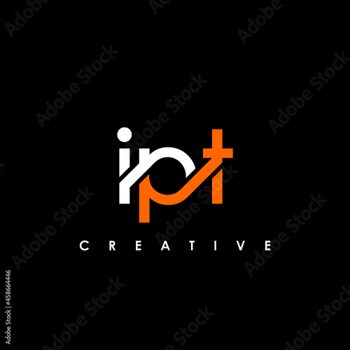 IPT Letter Initial Logo Design Template Vector Illustration photo