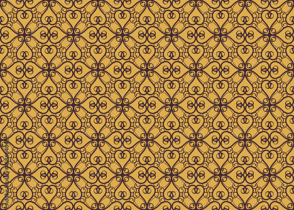 Floral Seamless Pattern Traditional Style Floral Seamless Pattern Traditional Style
