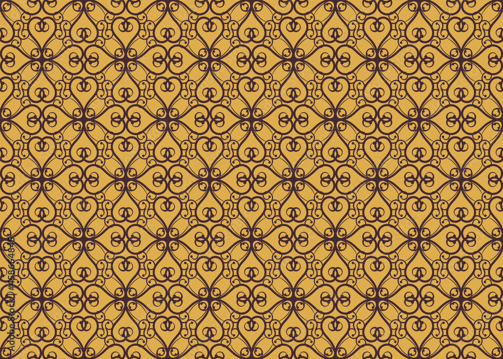 Floral Seamless Pattern Traditional Style