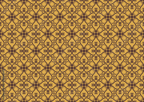 Floral Seamless Pattern Traditional Style