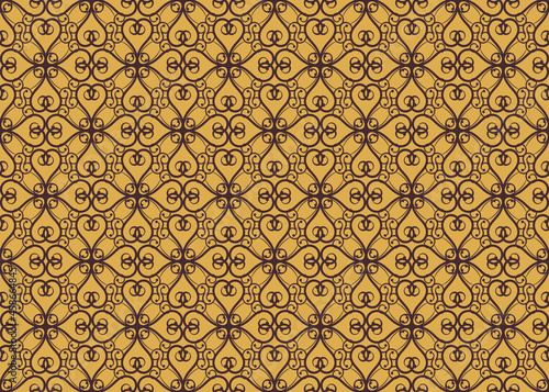 Floral Seamless Pattern Traditional Style