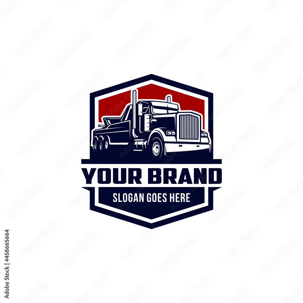 towing truck - service truck isolated logo design towing truck - service truck isolated logo design