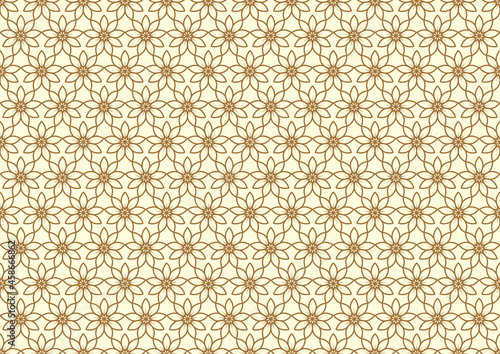 Floral Seamless Pattern Traditional Style