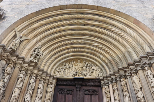 Bamberg Dom romanisches Portal Eingang Kunst Romanik Detail
