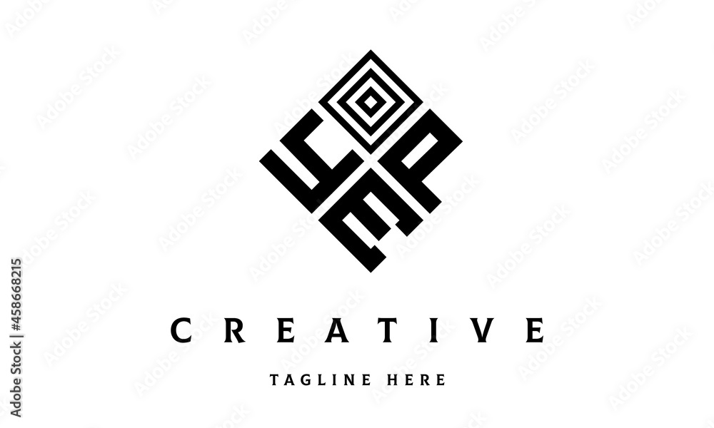 YPE rectangle three latter logo vector YPE rectangle three latter logo vector