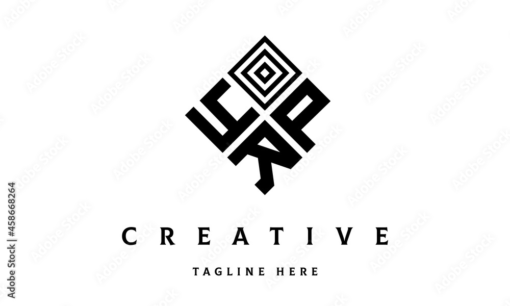 YPR rectangle three latter logo vector YPR rectangle three latter logo vector