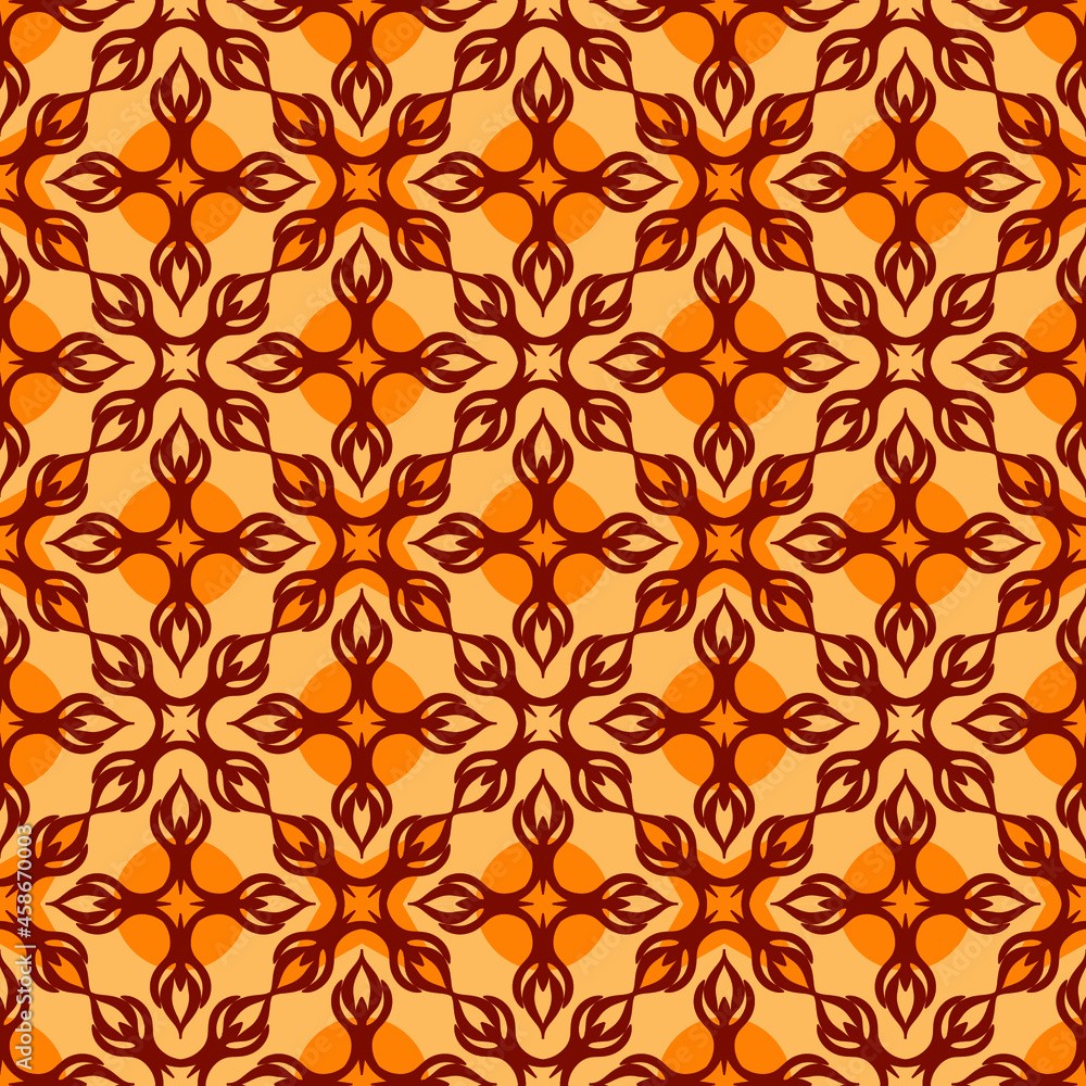 Floral Seamless Pattern Traditional Style Floral Seamless Pattern Traditional Style