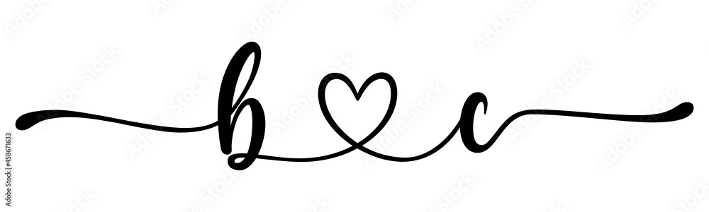 bc, cb, letters with heart Monogram, monogram wedding logo. Love icon, couples Initials, lower case, connecting HEART, home decor, bc, cb, letters with heart Monogram, monogram wedding logo. Love icon, couples Initials, lower case, connecting HEART, home decor,
