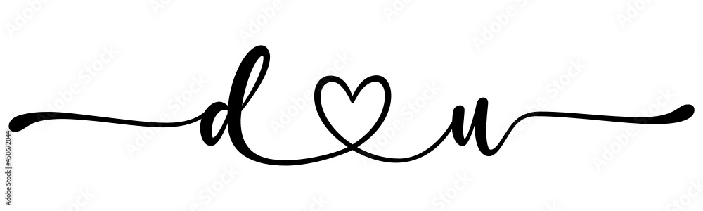 du, ud, letters with heart Monogram, monogram wedding logo. Love icon, couples Initials, lower case, connecting HEART, home decor, du, ud, letters with heart Monogram, monogram wedding logo. Love icon, couples Initials, lower case, connecting HEART, home decor,