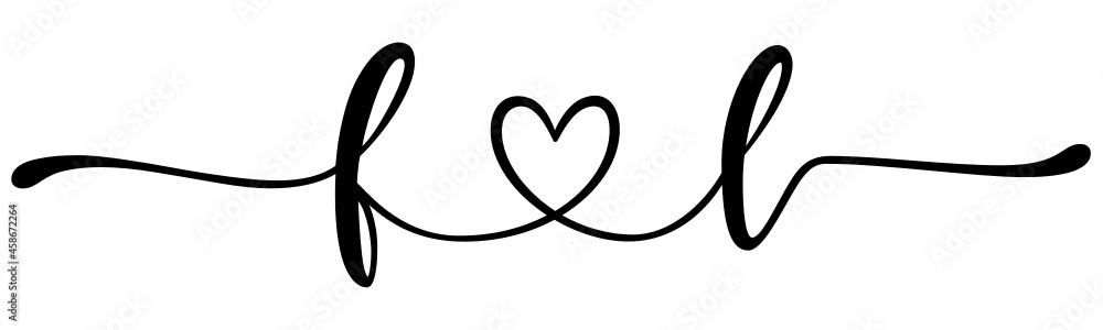 fl, lf, letters with heart Monogram, monogram wedding logo. Love icon, couples Initials, lower case, connecting HEART, home decor, fl, lf, letters with heart Monogram, monogram wedding logo. Love icon, couples Initials, lower case, connecting HEART, home decor,
