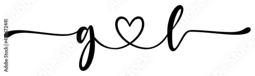 gl, lg, letters with heart Monogram, monogram wedding logo. Love icon, couples Initials, lower case, connecting HEART, home decor,