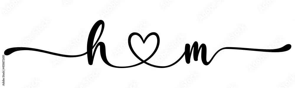 hm, mh, letters with heart Monogram, monogram wedding logo. Love icon, couples Initials, lower case, connecting HEART, home decor, hm, mh, letters with heart Monogram, monogram wedding logo. Love icon, couples Initials, lower case, connecting HEART, home decor,