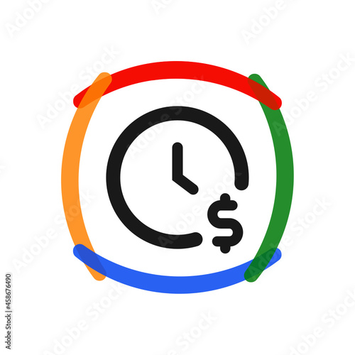 Time is Money - Sticker
