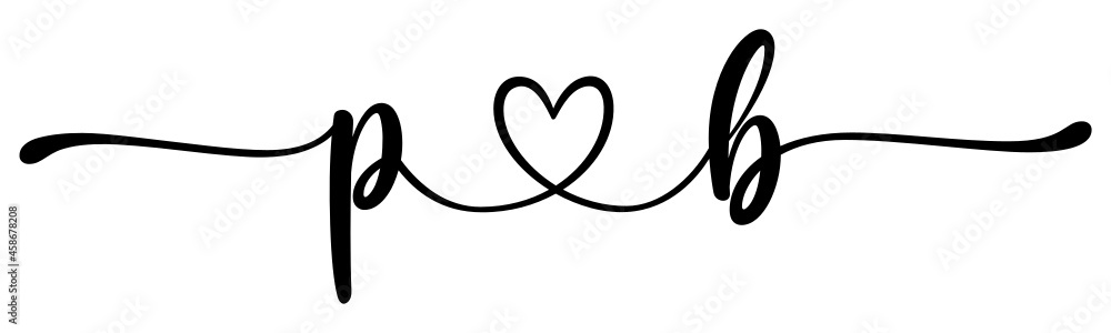 pb, bp, letters with heart Monogram, monogram wedding logo. Love icon, couples Initials, lower case, connecting HEART, home decor, pb, bp, letters with heart Monogram, monogram wedding logo. Love icon, couples Initials, lower case, connecting HEART, home decor,