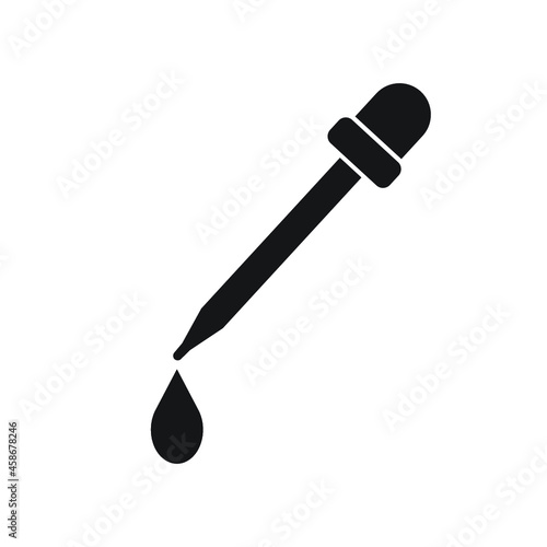 A dropper dropping liquid in a shiny texture describing the concept of seru