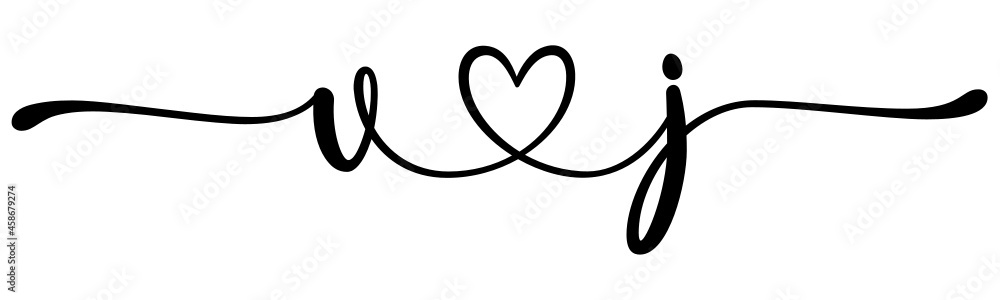 vj, jv, letters with heart Monogram, monogram wedding logo. Love icon, couples Initials, lower case, connecting HEART, home decor, vj, jv, letters with heart Monogram, monogram wedding logo. Love icon, couples Initials, lower case, connecting HEART, home decor,