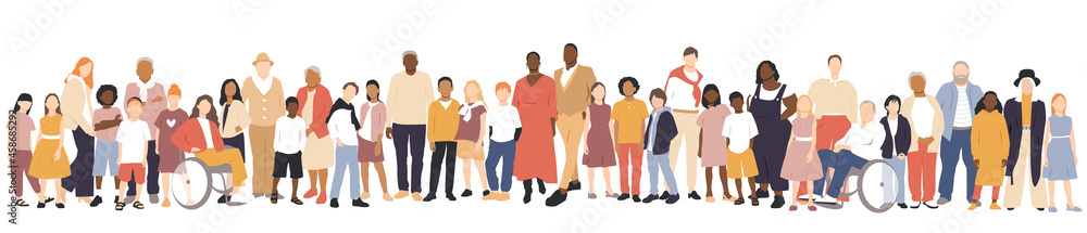 Multicultural group.
Multicultural group.