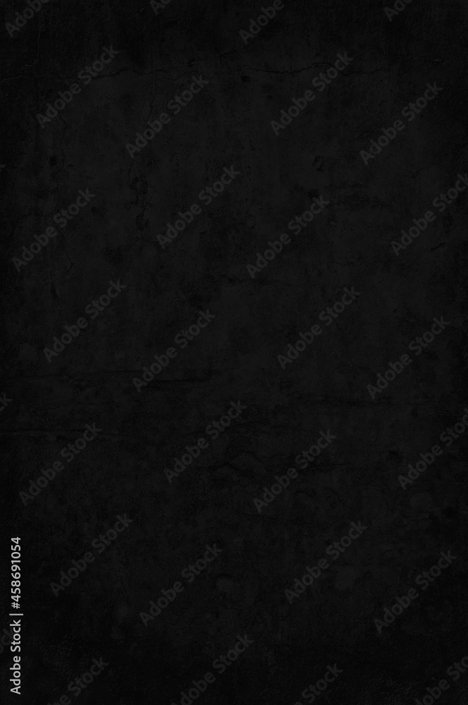 Fototapeta premium Black ancient wall as background