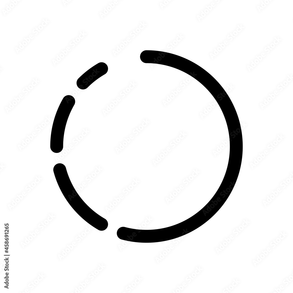 Abstract circle icon vector illustration. Stories icon Abstract circle icon vector illustration. Stories icon