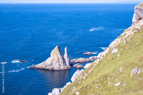 The An Bhuideal sea stack in County Donegal - The highest sea stack in Ireland photo