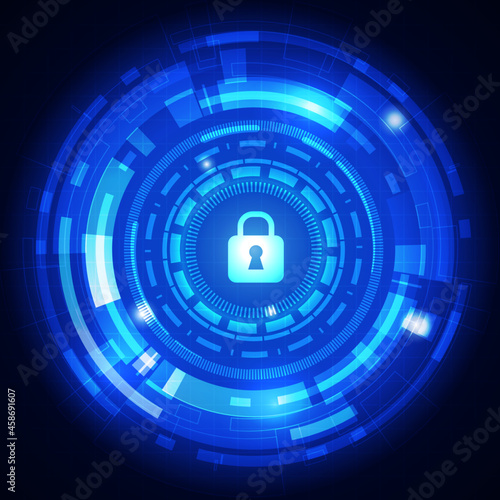 abstract security technology background.