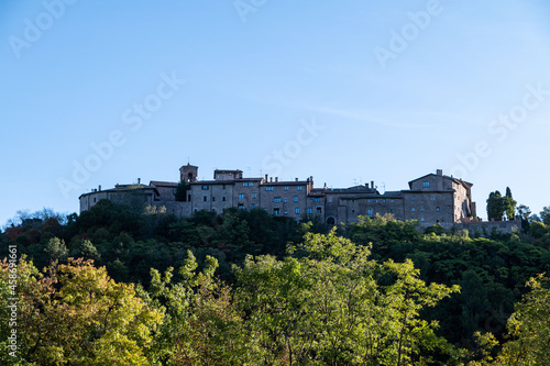 landscape of macerino ancient historical town
