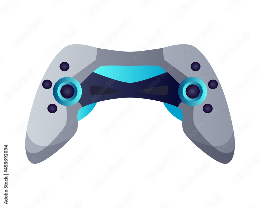 Gaming equipment. Playing joystick for gaming entertainment. E-sport accessorie. Element for gamer tournament or championship Gaming equipment. Playing joystick for gaming entertainment. E-sport accessorie. Element for gamer tournament or championship
