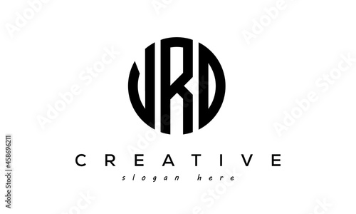 Letter VRO creative circle logo design vector photo
