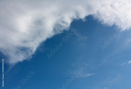 blue sky with clouds