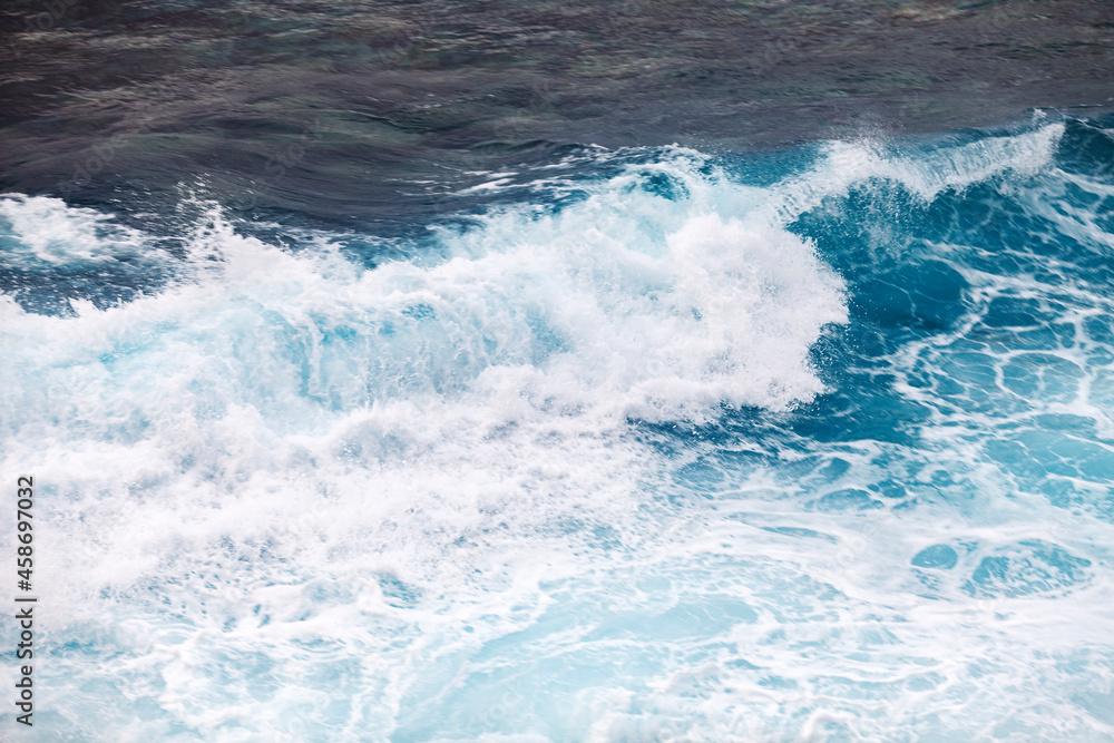 Atlantic Ocean waves lapping on the coast 6. La Palma Island. Canary Islands.