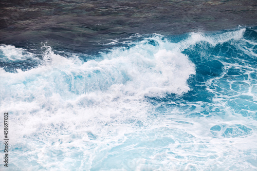 Atlantic Ocean waves lapping on the coast 6. La Palma Island. Canary Islands. © Juan San Sebastián