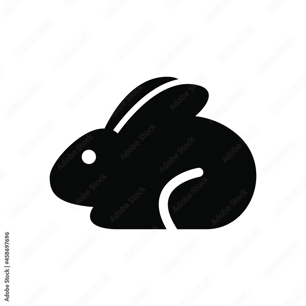 Rabbit icon vector graphic Rabbit icon vector graphic