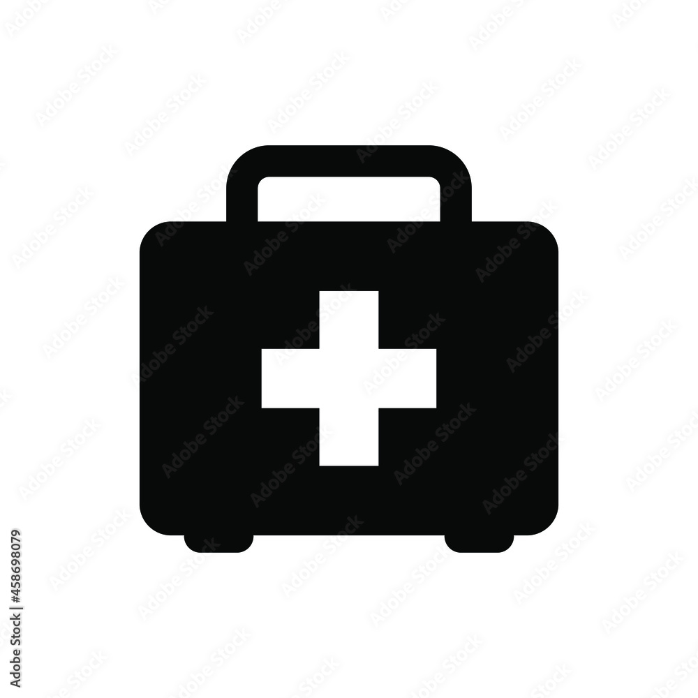 First aid kit icon vector graphic First aid kit icon vector graphic