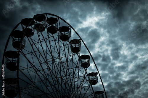 ferris wheel at night