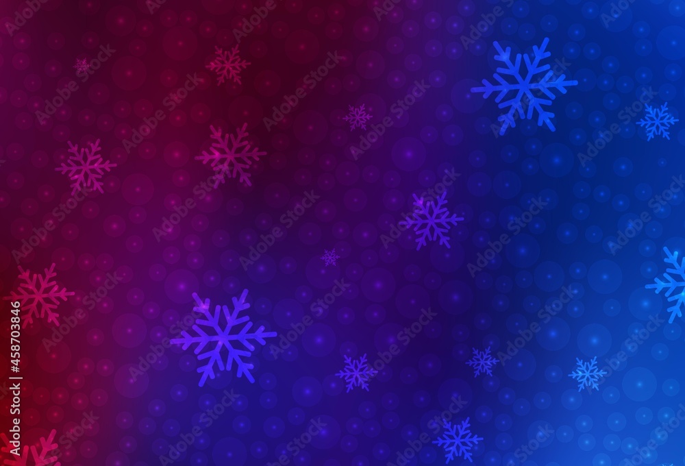 Dark Blue, Red vector template in carnival style.