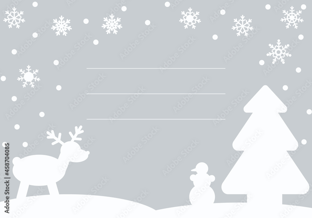 Christmas background for greeting card or flyer