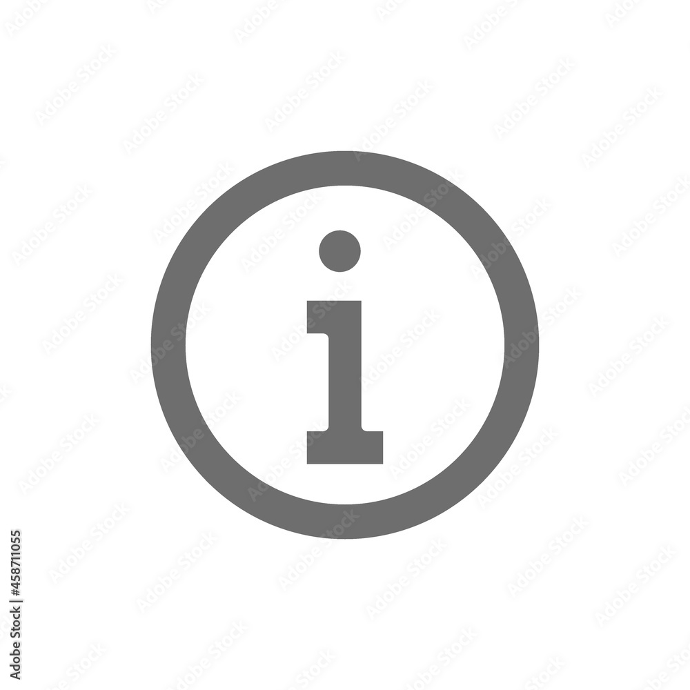 Information service, help sign grey icon. Isolated on white background Information service, help sign grey icon. Isolated on white background