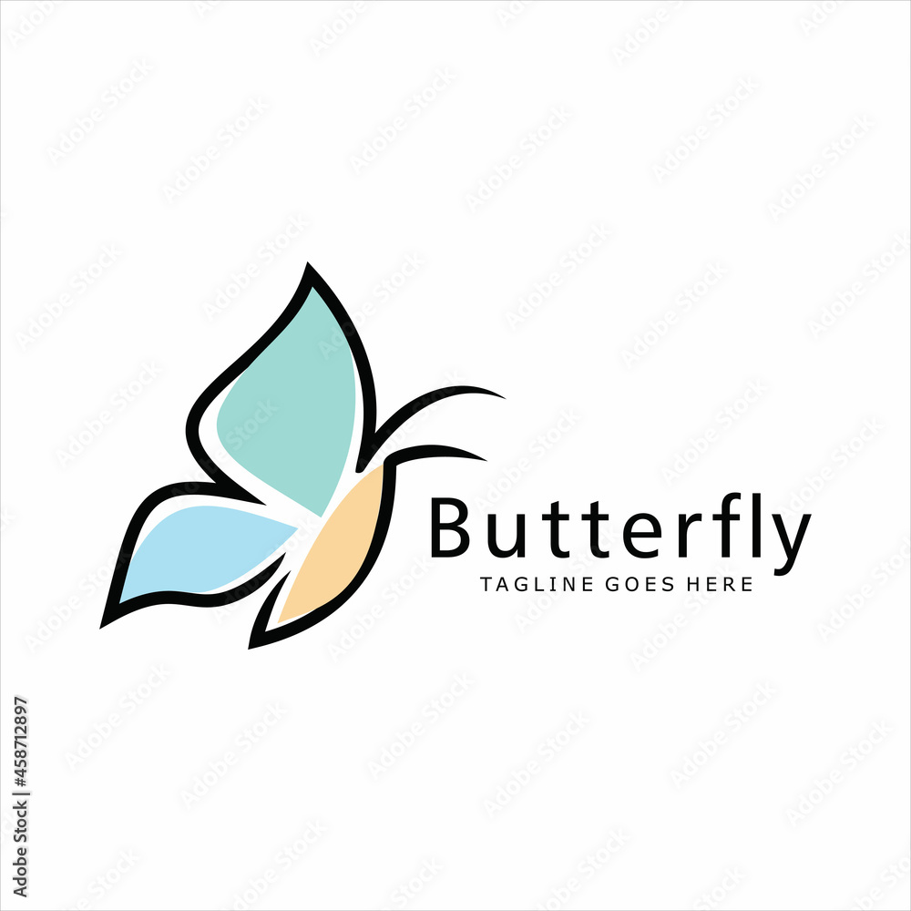 Butterfly Logo Design vector with Elegant linear and simple monoline style. Butterfly Beauty Spa Vector Logo Template, this logo symbolizes, some things beautiful, soft, calm, nature. Butterfly Logo Design vector with Elegant linear and simple monoline style. Butterfly Beauty Spa Vector Logo Template, this logo symbolizes, some things beautiful, soft, calm, nature.