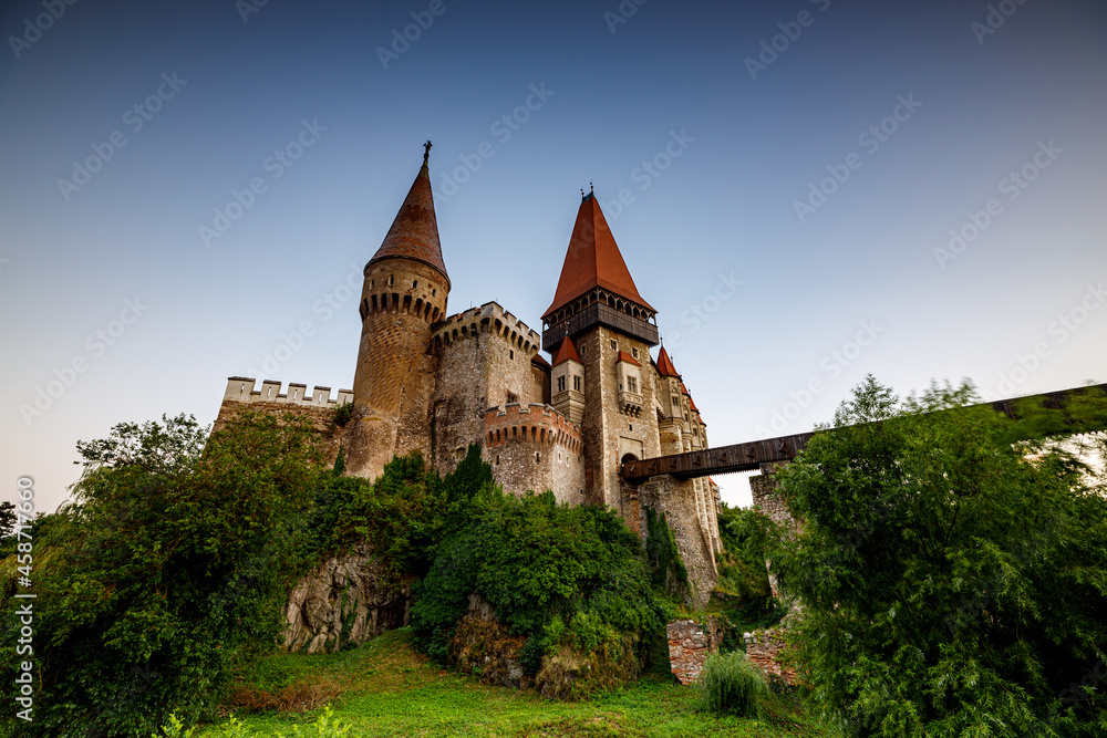The Hunedoara Castle in Romania	
