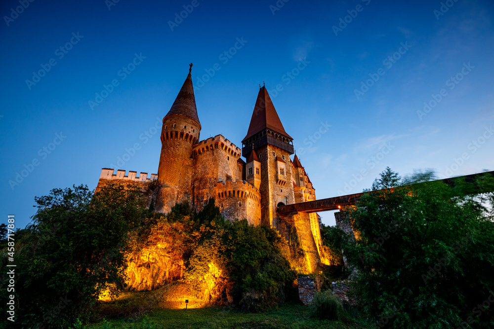 The Hunedoara Castle in Romania	
