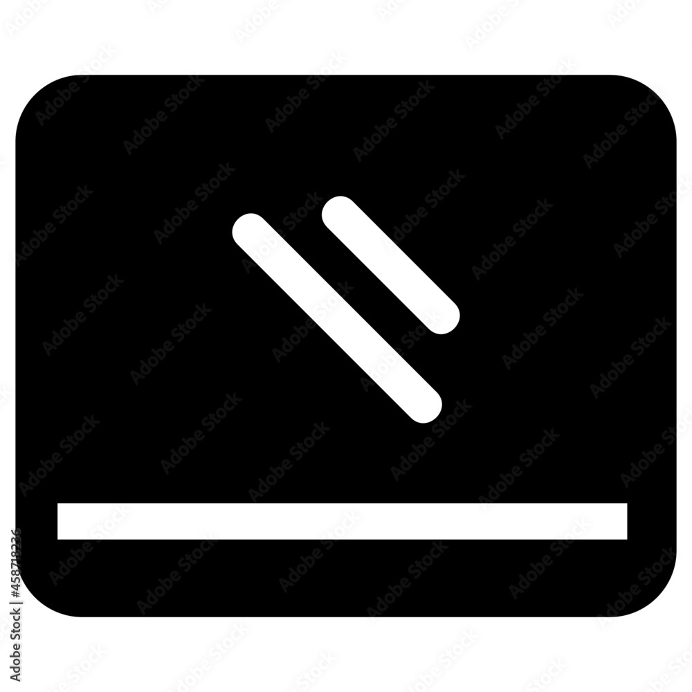 illustration vector icon of touchpad illustration vector icon of touchpad