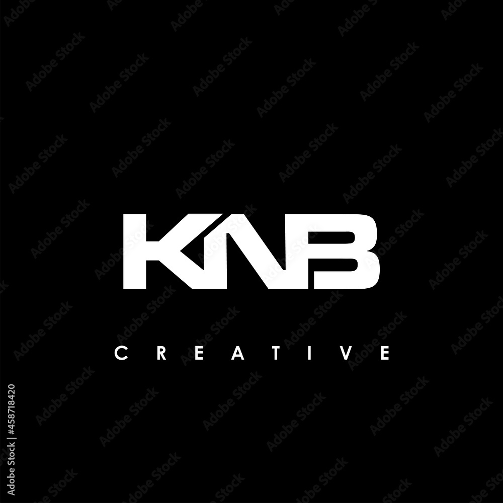 KNB Letter Initial Logo Design Template Vector Illustration KNB Letter Initial Logo Design Template Vector Illustration