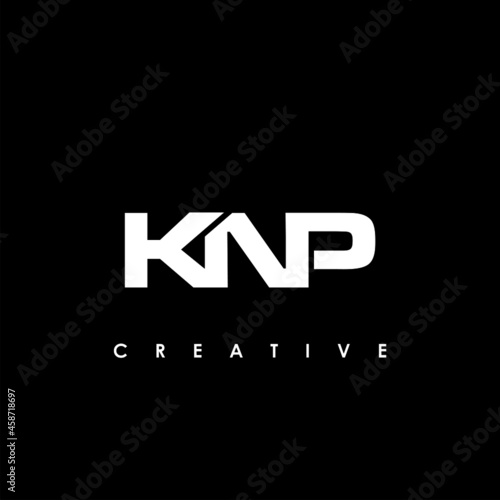 KNP Letter Initial Logo Design Template Vector Illustration