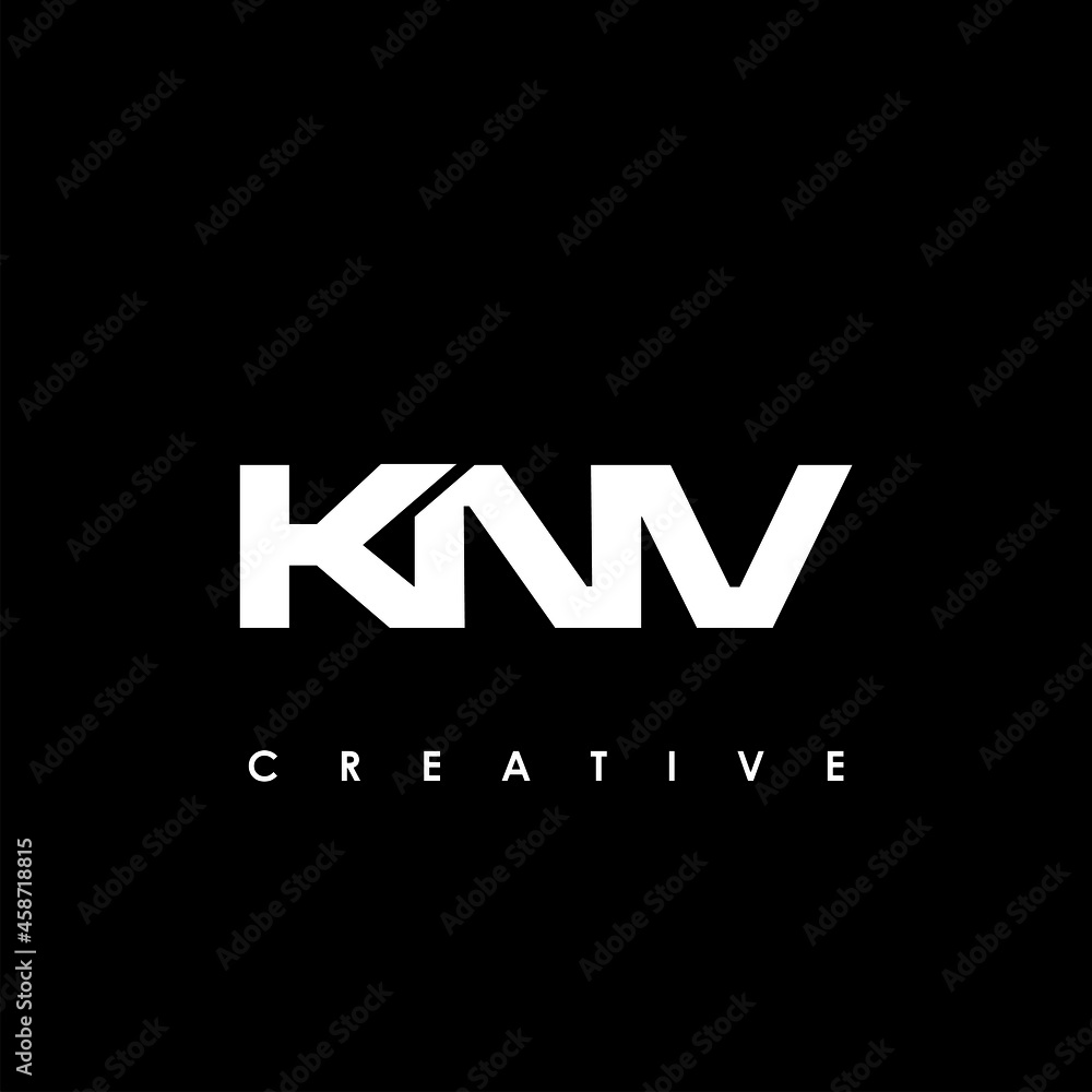 KNV Letter Initial Logo Design Template Vector Illustration