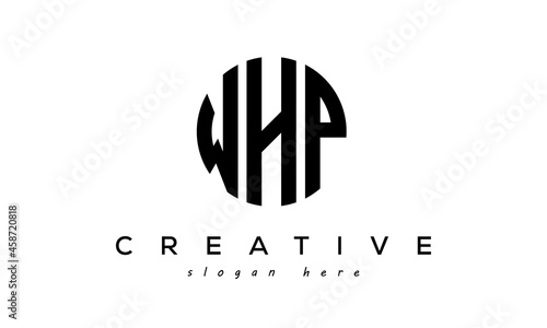Letter WHP creative circle logo design vector photo