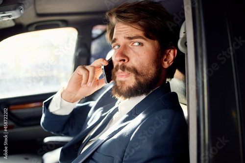business man talking on the phone official trip to © SHOTPRIME STUDIO