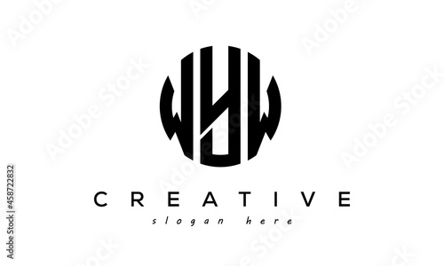 Letter WYW creative circle logo design vector	 photo