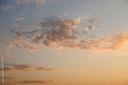 Picturesque view of beautiful sky at sunrise